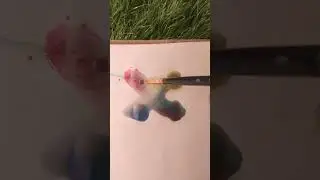 Mixing colors ✨🎨👩🏻&zwj;🎨#satisfying #mixing #art #aesthetic #youtubeshorts @explore_with_musabiha