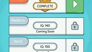 Brain up IQ Pack Quiz 1 2 3 4 5 6 7 8 9 10, Solution Walkthrough