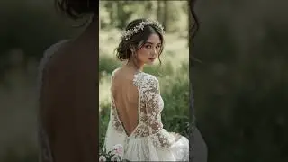 Garden Bride Elegance | Timeless Romance Among Blooms #maisonvervelle #weddingdress #bridalinspo