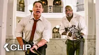 John Cena and Idris Elba Fight Russian Terrorists - HEADS OF STATE Clip (2025)