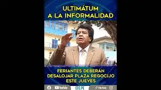 ULTIM&Aacute;TUM A LA INFORMALIDAD