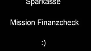 Sparkasse - Mission Finanzcheck - Radio Werbung