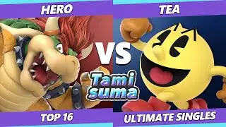 TAMISUMA 219 Top 16 - Hero (Bowser) Vs. Tea (Pac-Man) SSBU Smash Ultimate