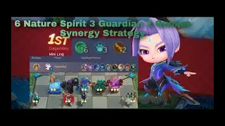 Mobile Legends | Magic Chess | 6 Nature Spirit 3 Guardian 2 Gunner Synergy Strategy