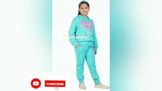girls tracksuit design | Indoor/Outdoor activities dress | kidwid's clothing |