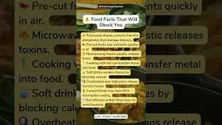 ⚠️ 8 Food Facts That Will SHOCK You! 😱