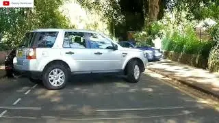 Elderly driver hits parked car twice and drives away dannydashcam