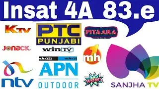 Insat 4a 83e dish settings, and channel List,4 fit me ||MB FREE DISH