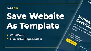 How to Save a Website Page As a Template Using Elementor