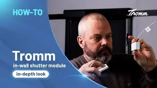 New: the Tromm in-wall receiver to remotely operate your screens, roller shutters and awnings