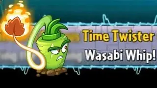 Plants vs Zombies 2 - Time Twister #1: Wasabi Whip | Cabbage-pult new Time Twist Costume