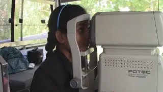 FREE EYE CHECK UP CAMP WAS CONDUCTED BY DRISHTI EYE HOSPITAL & ESSILOR VISION