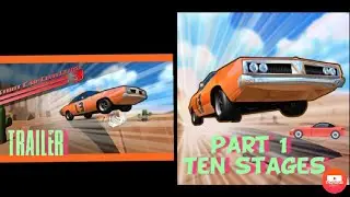 Stunt car extreme ||2021|| gameplay trailer,and 10 stage's what a cool game 🎮 (iso,android) [HD720p]
