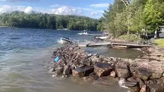 Rough weather at Drag Lake