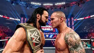 Randy Orton vs Drew McIntyre (c) | Undisputed WWE Championship | Royal Rumble | WWE 2K25