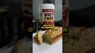 КАК ПРИГОТОВИТЬ БАНАНОВЫЙ ХЛЕБ С ВЫСОКИМ СОДЕРЖАНИЕМ БЕЛКА 🍞🍌 #Шорты