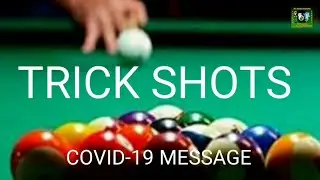 COVID-19 MESSAGE POOL TRICK SHOTS STAY SAFE