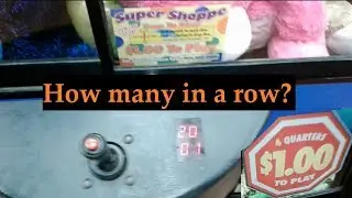 Super Shoppe winning streak | Sugarloaf claw machine wins