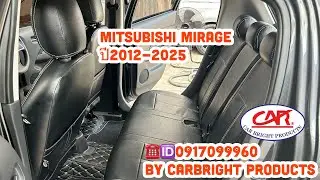 วิธีการติดตั้งหุ้มเบาะMITSUBISHI MIRAGE ปี2012-2025☎️🆔0917099960โดยคาร์ไบรท์โปรดักส์จำกัด