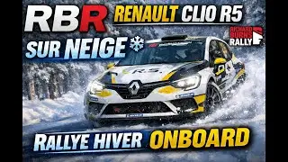 Richard Burns Rally RSF &ndash; Renault Clio R5 sur Neige | Simulation Rallye R&eacute;aliste