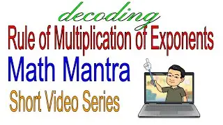 How to apply the rule of multiplication of exponents?