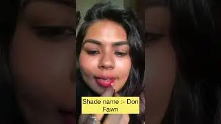 sugar mini liquid lipstick Don fawn swatches/best sugar lipstick  for dusky skin/@Garry's gallery