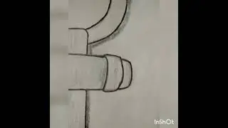 3D easy Ancla ( bow anchor ) sketch. #anchor#sketch#3D.
