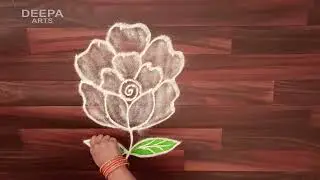 Deepa Arts Easy Rangoli-18 Dhanurmasa Rangoli 5x3