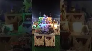 Plate counter decoration of glorious caterers
