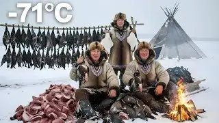 surviving -71&deg;C  The Frozen Bird Harvest Feeding an Entrire Village in Yakutia