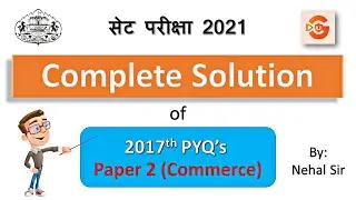 06 | MHSET Paper 2 Preparation 2021 | PYQs of 2017 with detailed explanation | Revision for MHSET