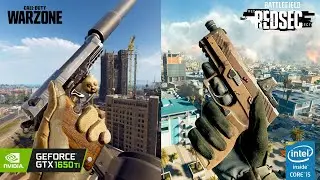 Call of Duty: Warzone vs. Battlefield RedSec : GTX 1650TI + i5-10300H