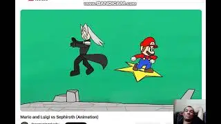 Matheus Reacts To Mario and Luigi vs Sephiroth (Animation)