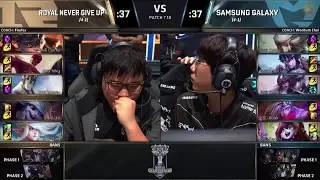 [Highlight] Royal Never Give Up vs. Samsung Galaxy - 2017 World Championship Group Stage Day 6.