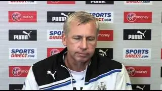 Pardew full press conference - Newcastle v Liverpool | Premier League 2012