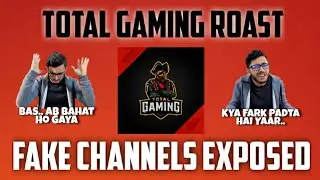TOTAL GAMING roast|| carryminati roast total gaming || total gaming Vs dynamo