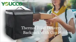 Thermal Insulated Food Delivery Backpack With Cup Holders  DS211015