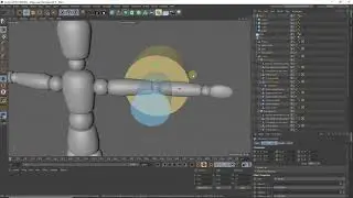 Cinema 4D настройка персонажа Cinema 4D ragdoll tutorial