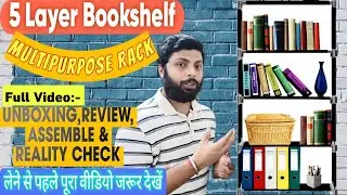 Bookshelf Unboxing, Quick Assembly & Real Review I KakaUnveils  📚 #bookshelf #booklover