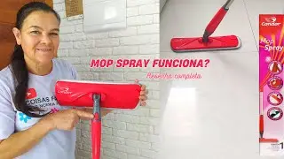 MOP SPRAY para limpar a casa toda! Varre, passa pano e muito +🏡✨ | Coisas F&aacute;ceis