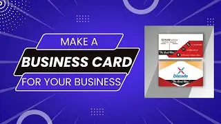 Make your Own | Business Card in 10 min | Soham Tiger |