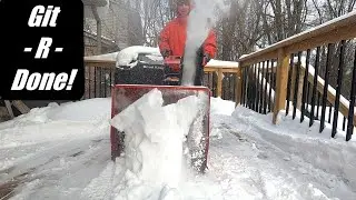 Satisfying Snow Removal!