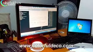 Colorfuldeco Wireless DMX Lamp Wick Test Video