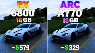 RX 6800 vs ARC A770 - Test in 8 Games