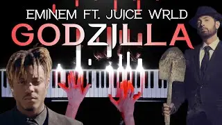Eminem ft. Juice WRLD - Godzilla | sad piano cover