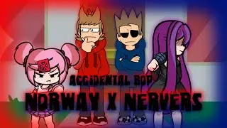 🎶Accidental Bop (Norway x Nerves) but sing Natasuki & Yuri Friday Night funkin + MIDI 🎶
