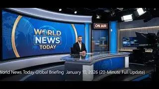 World News Today Global Briefing  January 10, 2026 (20-Minute Full Update)