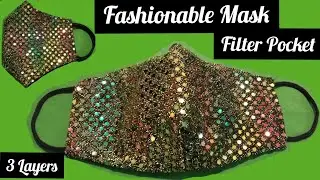 How to Make Fashion Face Mask at Home / DIY Hand Sewing Face Mask #EidMubarak2020 #Trendingfashion