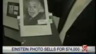 RR Auction Einstein Autographed Photo Sells For $74,000 at rrauction.com