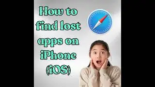How to find lost apps on iPhone(iOS)📲💡💯✅😍